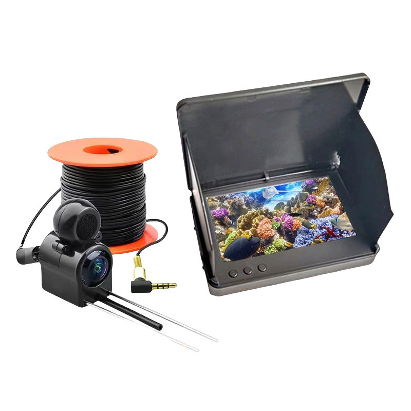 Fish finder with underwater camera โ HD display, night vision โ for ice & sea fishing ๐ฃ๐ท