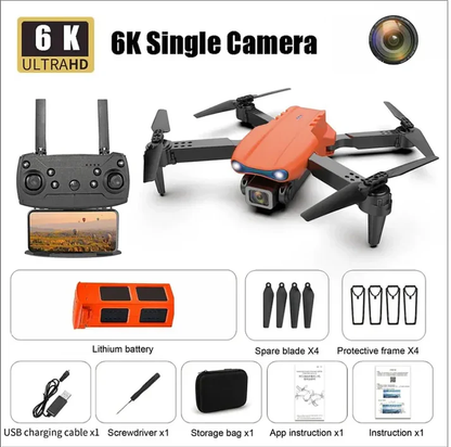 ⚡ Final Day Deal — 70% OFF 🛸 2026 Professional Drone | 6K Ultra HD Camera | 5G Transmission | 3-Axis Gimbal | 360° Smart Obstacle Avoidance
