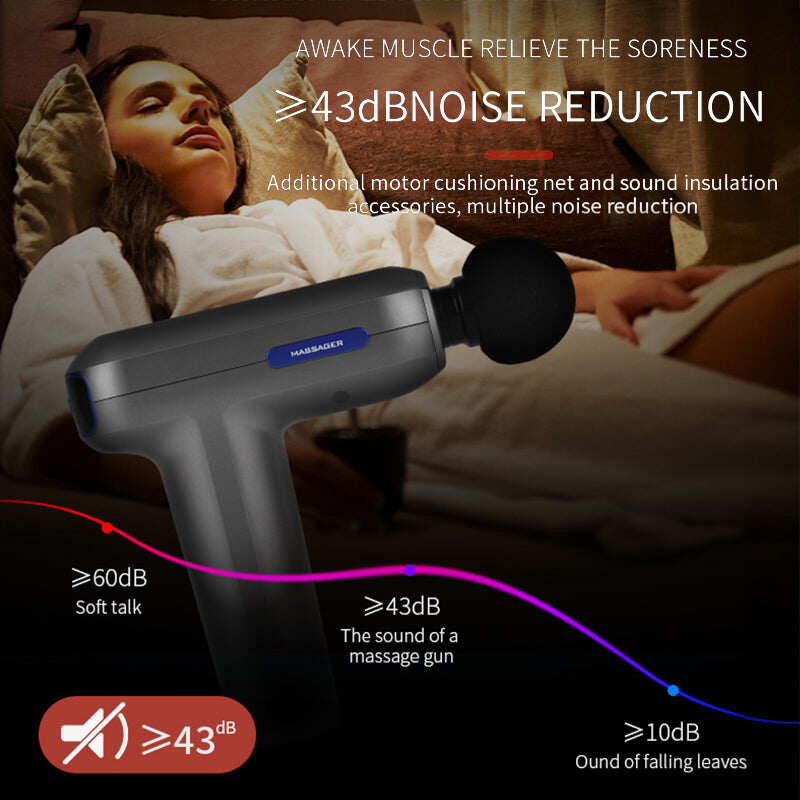 MassageGun M1 Massage gun Five-Speed Mode Brushless Motor High Power Multiple Noise Reduction