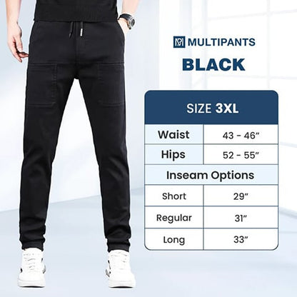 MultiPants ¨C High Stretch Multi-pocket Durable Cargo Pants