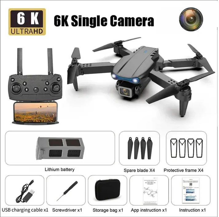 ⚡ Final Day Deal — 70% OFF 🛸 2026 Professional Drone | 6K Ultra HD Camera | 5G Transmission | 3-Axis Gimbal | 360° Smart Obstacle Avoidance