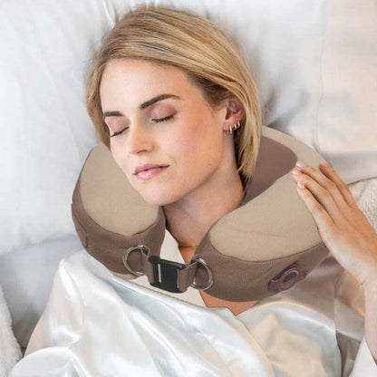 Smart Inflatable & Shiatsu Neck Pillow Massager