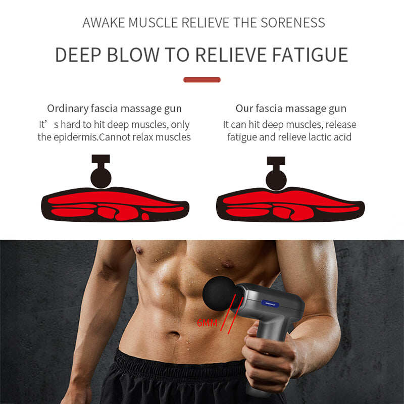 MassageGun M1 Massage gun Five-Speed Mode Brushless Motor High Power Multiple Noise Reduction