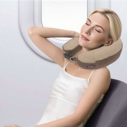 Smart Inflatable & Shiatsu Neck Pillow Massager