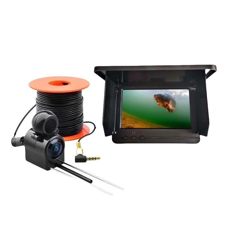 Fish finder with underwater camera – HD display, night vision – for ice & sea fishing 🎣📷